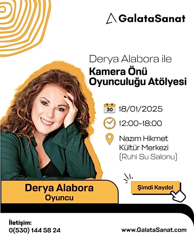 Derya Alabora Kamera Önü Oyunculuk